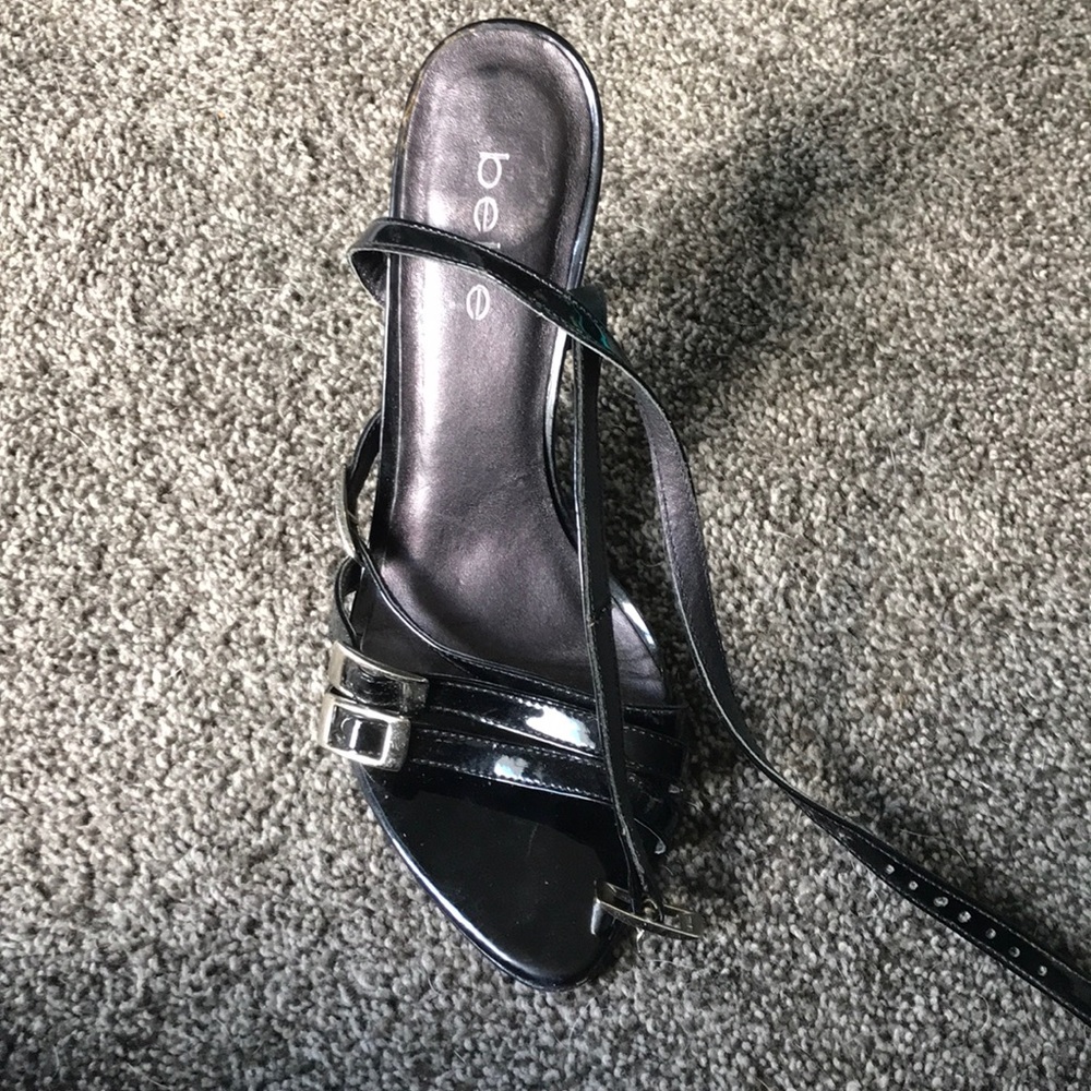 BEBE lace up pumps size 7